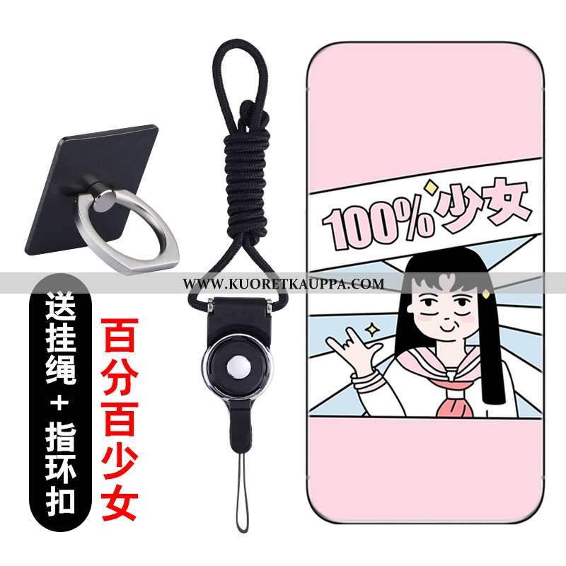 Kuori Lg Q6, Kuoret Lg Q6, Kotelo Lg Q6 Luova Sarjakuva Läpinäkyvä Puhelimen Pinkki