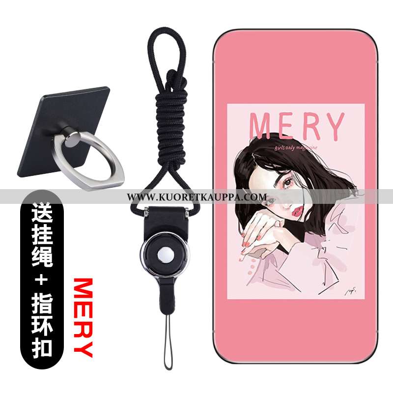 Kuori Lg Q6, Kuoret Lg Q6, Kotelo Lg Q6 Luova Sarjakuva Läpinäkyvä Puhelimen Pinkki