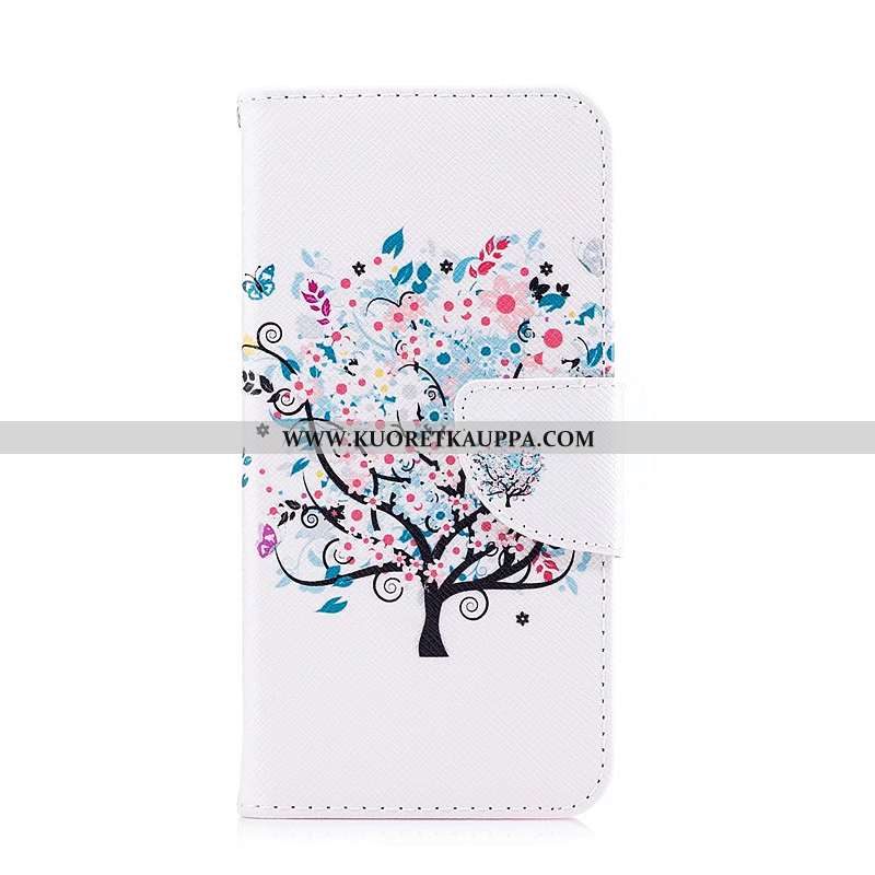 Kuori Lg Q6, Kuoret Lg Q6, Kotelo Lg Q6 Nahkakuori Suojaus Valkoinen