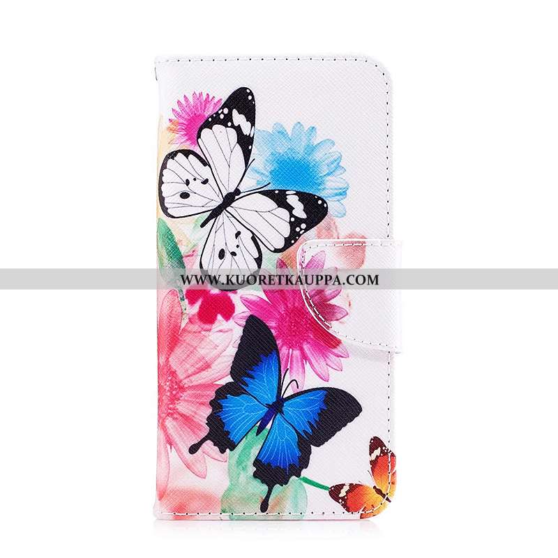 Kuori Lg Q6, Kuoret Lg Q6, Kotelo Lg Q6 Nahkakuori Suojaus Valkoinen