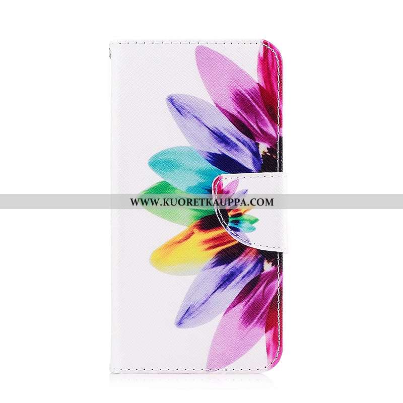 Kuori Lg Q6, Kuoret Lg Q6, Kotelo Lg Q6 Nahkakuori Suojaus Valkoinen