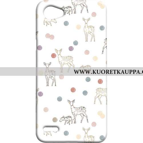 Kuori Lg Q6, Kuoret Lg Q6, Kotelo Lg Q6 Pesty Suede Kova Puhelimen Valkoinen
