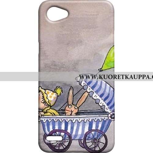 Kuori Lg Q6, Kuoret Lg Q6, Kotelo Lg Q6 Pesty Suede Kova Puhelimen Vihreä