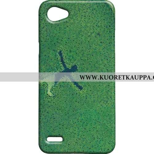 Kuori Lg Q6, Kuoret Lg Q6, Kotelo Lg Q6 Pesty Suede Puhelimen Kova Sininen