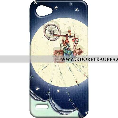 Kuori Lg Q6, Kuoret Lg Q6, Kotelo Lg Q6 Pesty Suede Puhelimen Kova Sininen