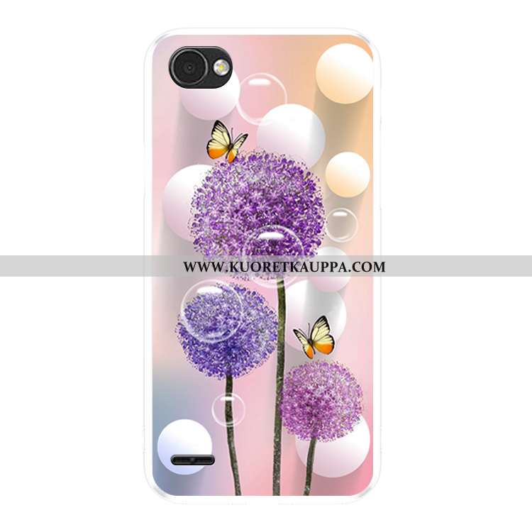 Kuori Lg Q6, Kuoret Lg Q6, Kotelo Lg Q6 Sarjakuva Silikonikuori Violetti Murtumaton