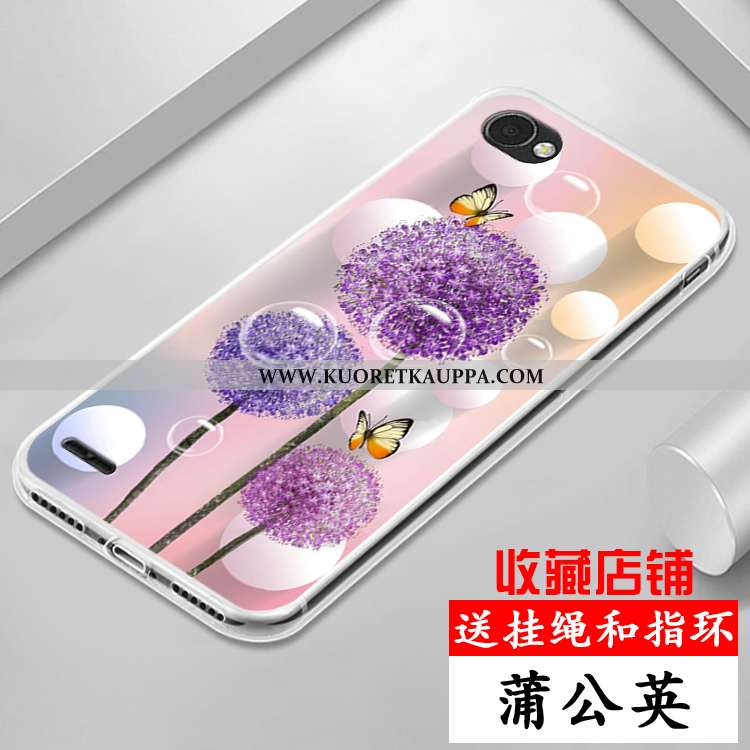 Kuori Lg Q6, Kuoret Lg Q6, Kotelo Lg Q6 Sarjakuva Silikonikuori Violetti Murtumaton
