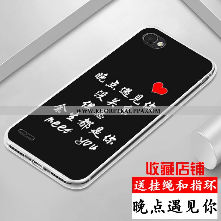 Kuori Lg Q6, Kuoret Lg Q6, Kotelo Lg Q6 Sarjakuva Silikonikuori Violetti Murtumaton