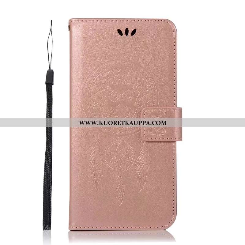 Kuori Lg Q6, Kuoret Lg Q6, Kotelo Lg Q6 Suojaus Nahkakuori Kortti Simpukka Salkku Pinkki