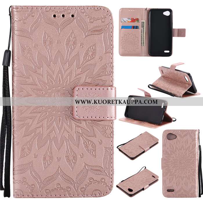 Kuori Lg Q6, Kuoret Lg Q6, Kotelo Lg Q6 Suojaus Nahkakuori Murtumaton Puhelimen Vihreä