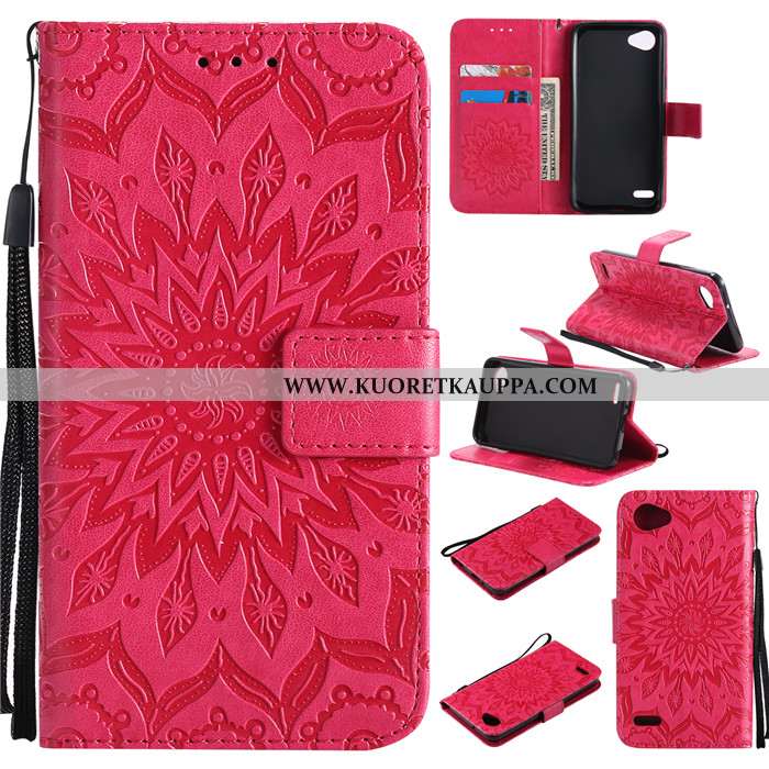 Kuori Lg Q6, Kuoret Lg Q6, Kotelo Lg Q6 Suojaus Nahkakuori Murtumaton Puhelimen Vihreä