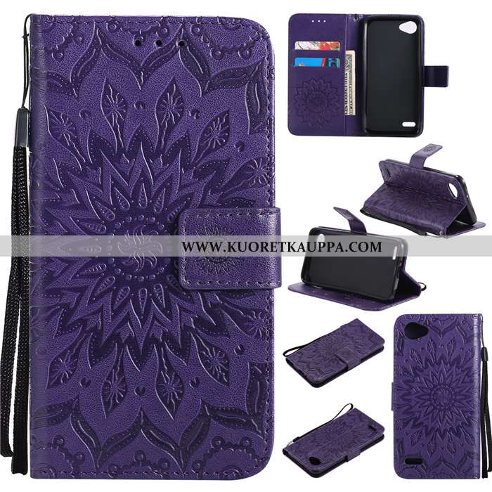 Kuori Lg Q6, Kuoret Lg Q6, Kotelo Lg Q6 Suojaus Nahkakuori Murtumaton Puhelimen Vihreä