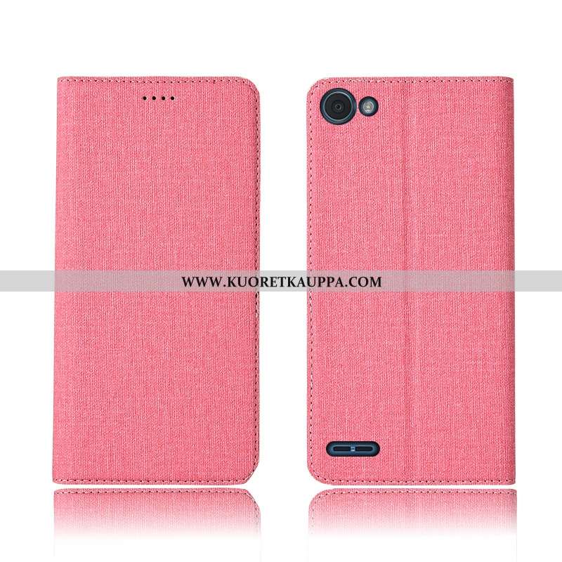 Kuori Lg Q6, Kuoret Lg Q6, Kotelo Lg Q6 Suojaus Pellava Uusi Musta Silikoni Mustat