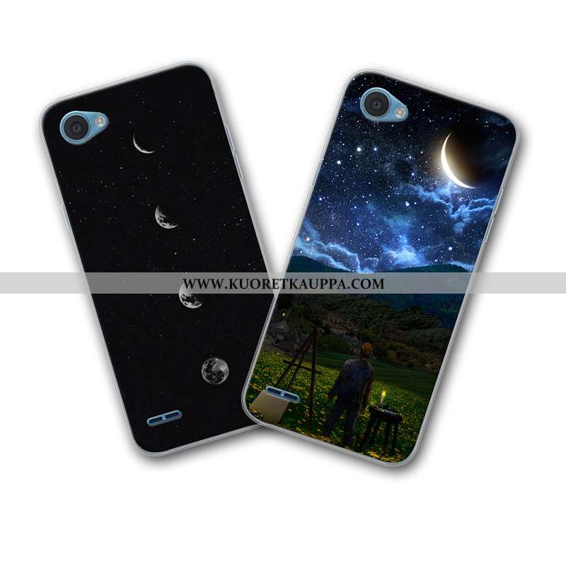 Kuori Lg Q6, Kuoret Lg Q6, Kotelo Lg Q6 Suojaus Persoonallisuus Puhelimen Ihana Tummansiniset