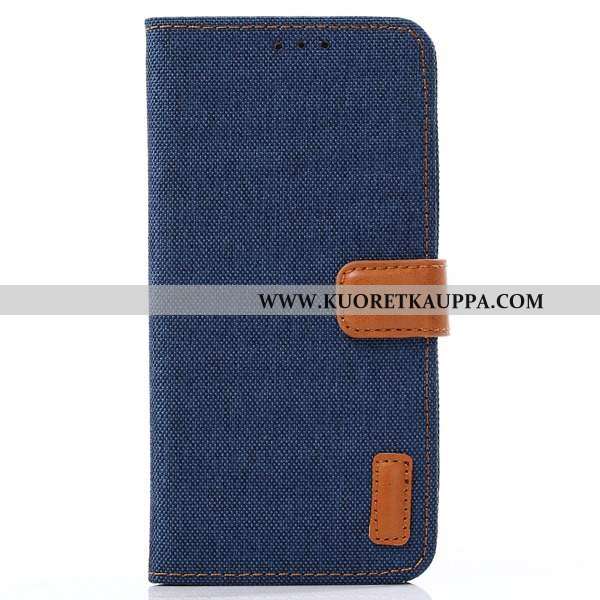 Kuori Lg Q7, Kuoret Lg Q7, Kotelo Lg Q7 Suojaus Nahkakuori Murtumaton Sininen