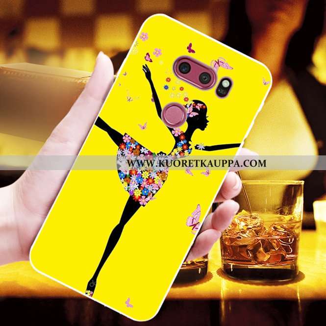 Kuori Lg V30, Kuoret Lg V30, Kotelo Lg V30 Ihana Pehmeä Neste Puhelimen Murtumaton Muokata Keltaiset