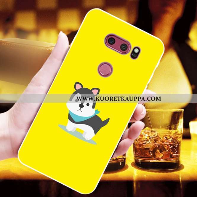 Kuori Lg V30, Kuoret Lg V30, Kotelo Lg V30 Ihana Pehmeä Neste Puhelimen Murtumaton Muokata Keltaiset