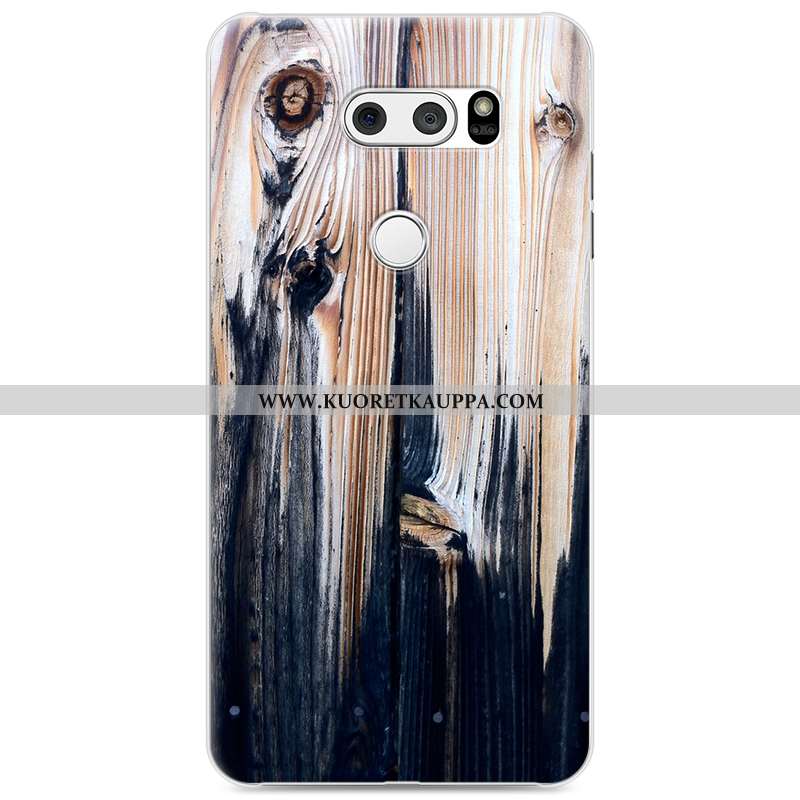 Kuori Lg V30, Kuoret Lg V30, Kotelo Lg V30 Luova Puu Persoonallisuus Kova Harmaa