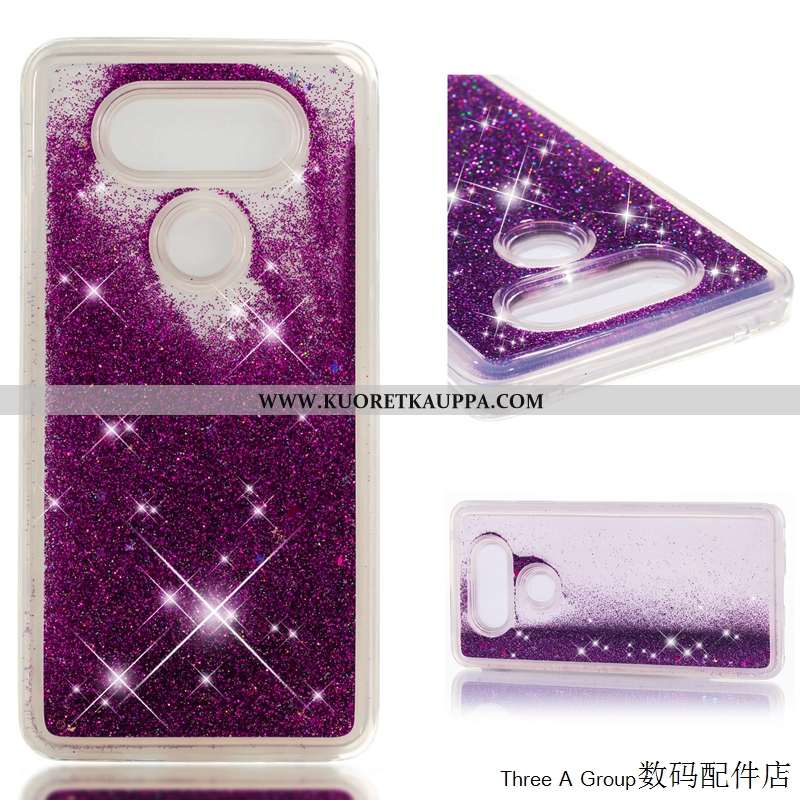 Kuori Lg V30, Kuoret Lg V30, Kotelo Lg V30 Pehmeä Neste Silikoni Jauhe Suojaus Pinkki