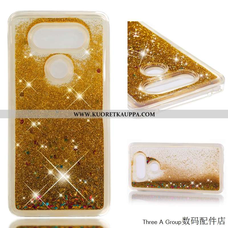 Kuori Lg V30, Kuoret Lg V30, Kotelo Lg V30 Pehmeä Neste Silikoni Jauhe Suojaus Pinkki