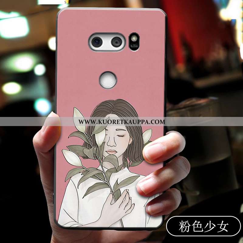 Kuori Lg V30, Kuoret Lg V30, Kotelo Lg V30 Pehmeä Neste Silikoni Sininen Suojaus