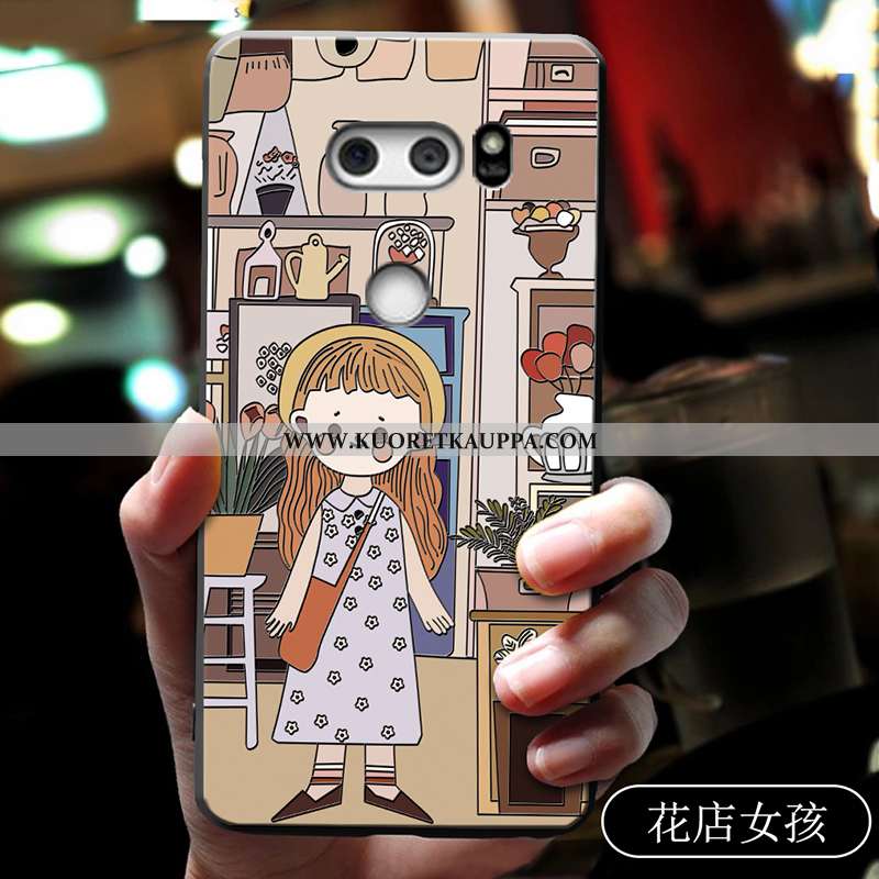 Kuori Lg V30, Kuoret Lg V30, Kotelo Lg V30 Pehmeä Neste Silikoni Sininen Suojaus