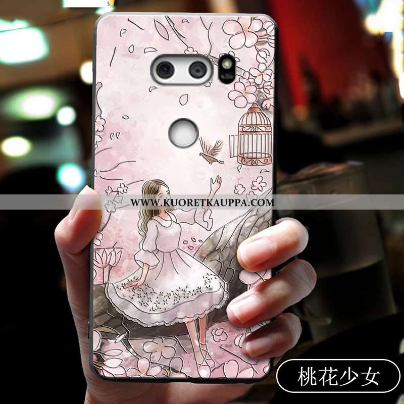 Kuori Lg V30, Kuoret Lg V30, Kotelo Lg V30 Pehmeä Neste Silikoni Sininen Suojaus