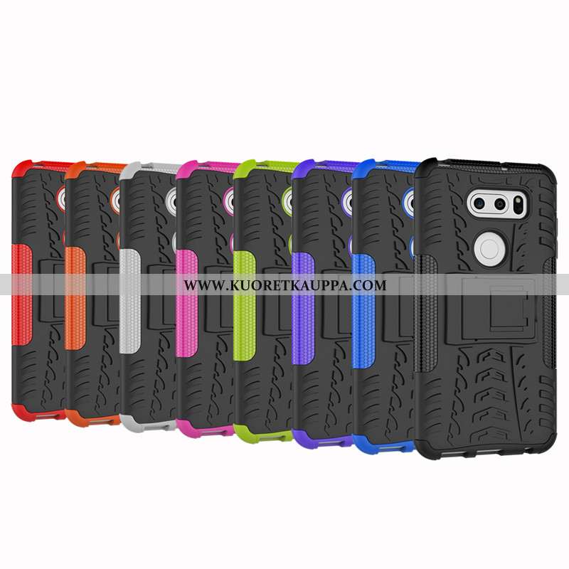 Kuori Lg V30, Kuoret Lg V30, Kotelo Lg V30 Silikoni Suojaus Tuki Mustat