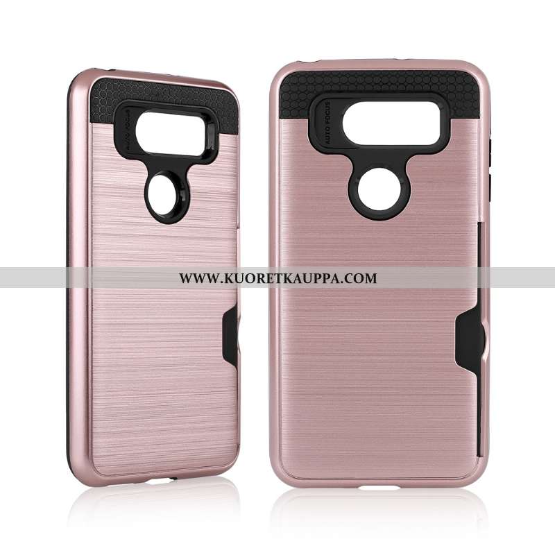 Kuori Lg V30, Kuoret Lg V30, Kotelo Lg V30 Suojaus Jauhe Puhelimen Kortti Pinkki