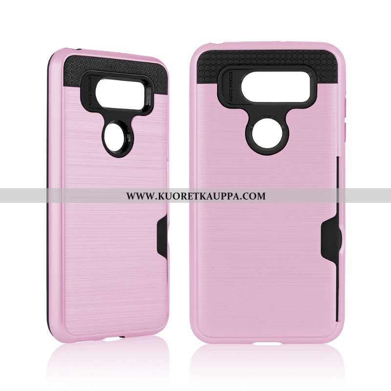 Kuori Lg V30, Kuoret Lg V30, Kotelo Lg V30 Suojaus Jauhe Puhelimen Kortti Pinkki