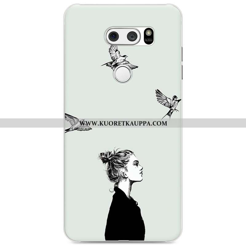 Kuori Lg V30, Kuoret Lg V30, Kotelo Lg V30 Suojaus Luova Kova Jauhe Rakastunut Pinkki