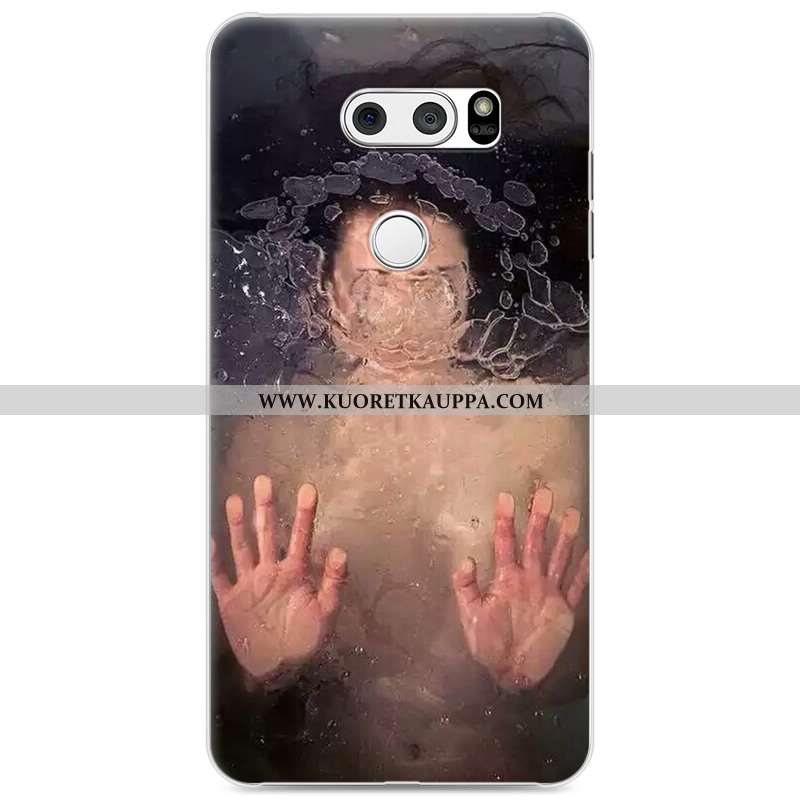 Kuori Lg V30, Kuoret Lg V30, Kotelo Lg V30 Suojaus Luova Kova Jauhe Rakastunut Pinkki
