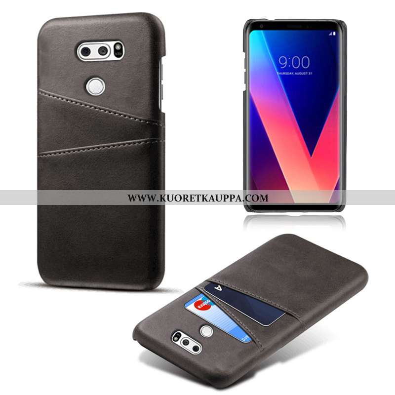 Kuori Lg V30, Kuoret Lg V30, Kotelo Lg V30 Suojaus Nahka Puhelimen Punainen