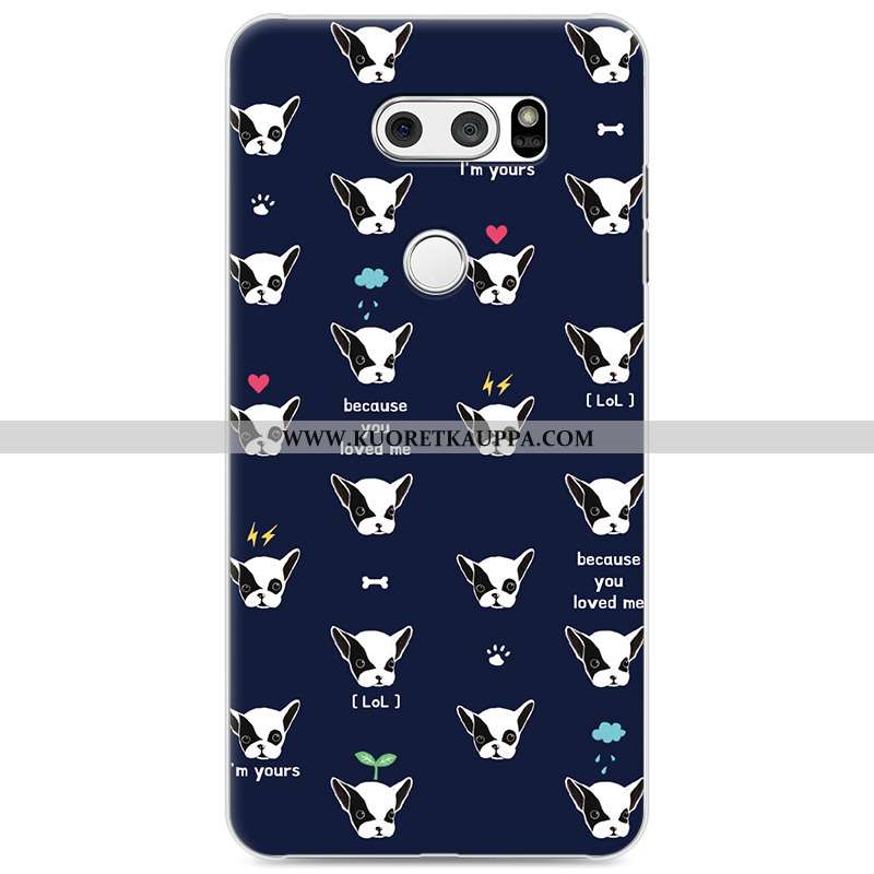 Kuori Lg V30, Kuoret Lg V30, Kotelo Lg V30 Suojaus Persoonallisuus Puhelimen Sarjakuva Harmaa