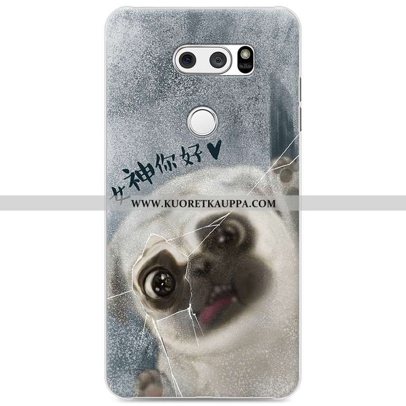 Kuori Lg V30, Kuoret Lg V30, Kotelo Lg V30 Suojaus Persoonallisuus Puhelimen Sarjakuva Harmaa