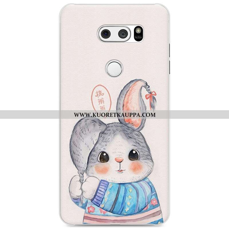 Kuori Lg V30, Kuoret Lg V30, Kotelo Lg V30 Suojaus Persoonallisuus Puhelimen Sarjakuva Harmaa