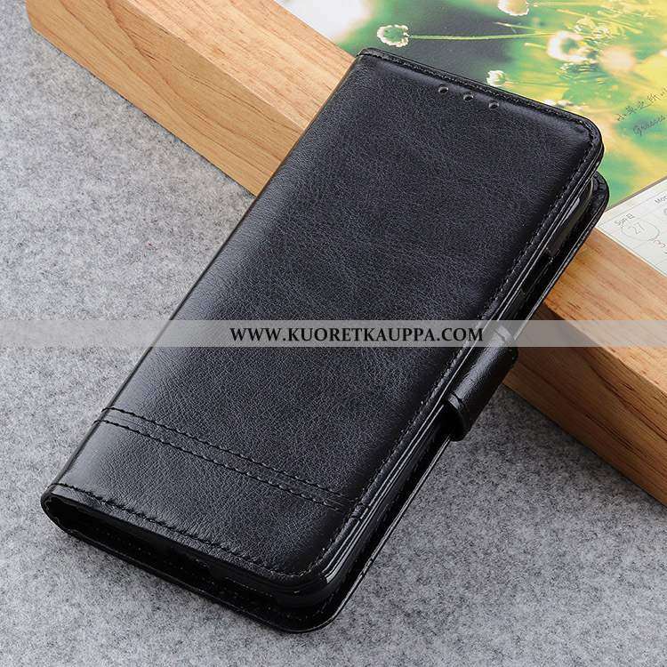 Kuori Moto E6 Plus, Kuoret Moto E6 Plus, Kotelo Moto E6 Plus Nahkakuori Kukkakuvio Suojaus Yksinkert