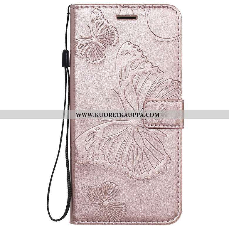 Kuori Moto E6 Plus, Kuoret Moto E6 Plus, Kotelo Moto E6 Plus Silikoni Suojaus Punainen Nahkakuori Pe