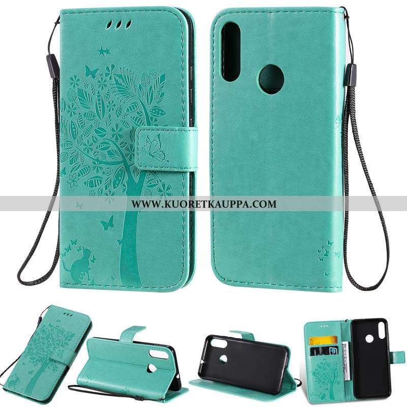 Kuori Moto E6 Plus, Kuoret Moto E6 Plus, Kotelo Moto E6 Plus Suojaus Nahkakuori Jauhe Kortti Pinkki