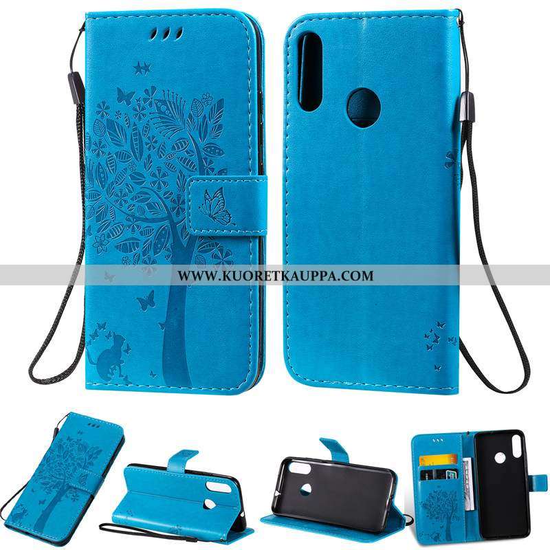 Kuori Moto E6 Plus, Kuoret Moto E6 Plus, Kotelo Moto E6 Plus Suojaus Nahkakuori Jauhe Kortti Pinkki