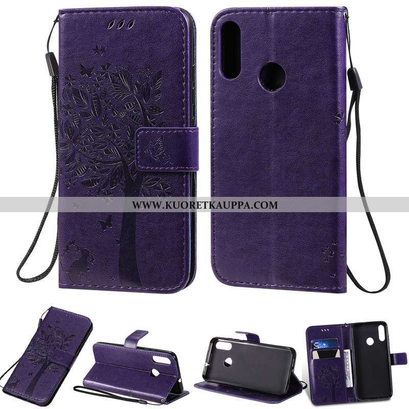 Kuori Moto E6 Plus, Kuoret Moto E6 Plus, Kotelo Moto E6 Plus Suojaus Nahkakuori Jauhe Kortti Pinkki