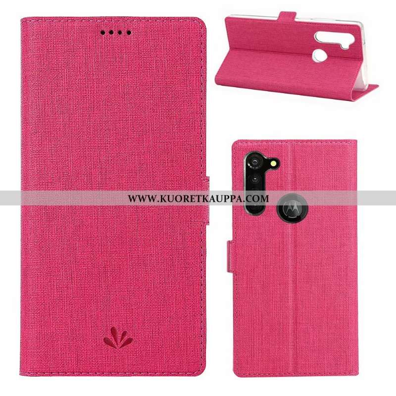 Kuori Moto G Pro, Kuoret Moto G Pro, Kotelo Moto G Pro Nahkakuori Salkku Kukkakuvio Kortti Pinkki