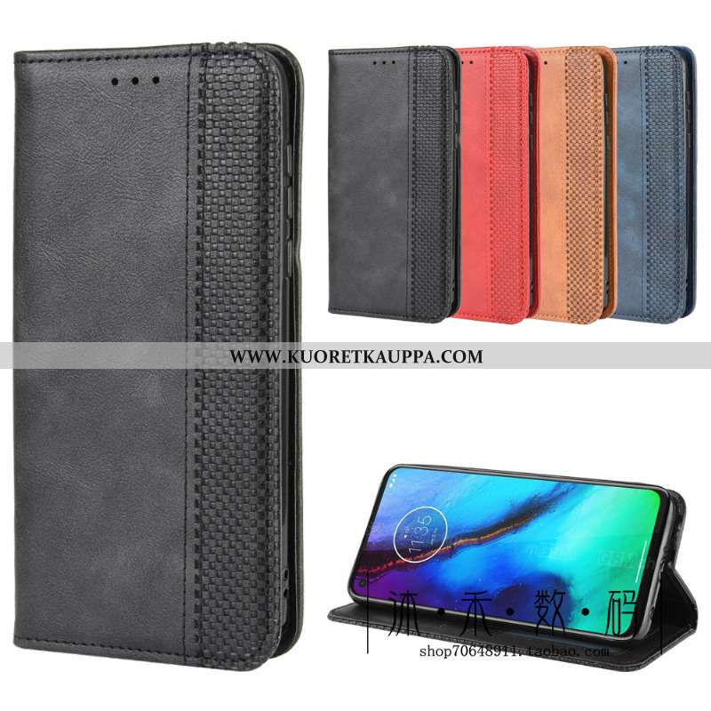 Kuori Moto G Pro, Kuoret Moto G Pro, Kotelo Moto G Pro Nahkakuori Suojaus Musta Mustat