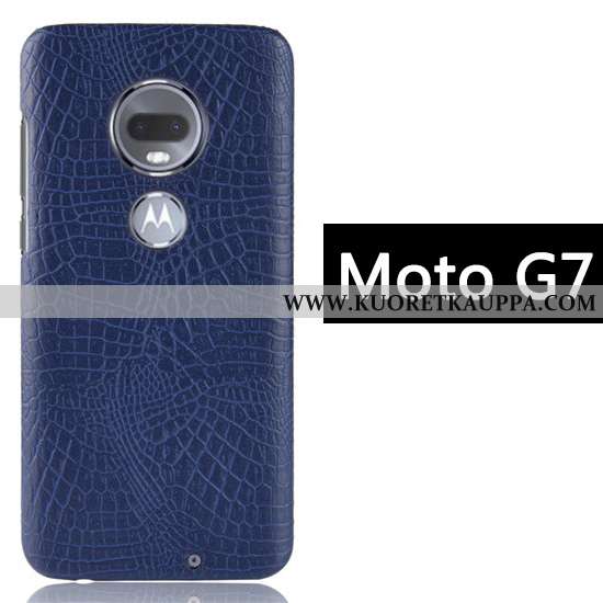 Kuori Moto G7, Kuoret Moto G7, Kotelo Moto G7 Kukkakuvio Luova Musta Puhelimen Liiketoiminta Mustat