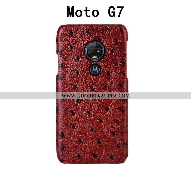Kuori Moto G7, Kuoret Moto G7, Kotelo Moto G7 Kukkakuvio Suojaus Ylellisyys Takakansi Mustat