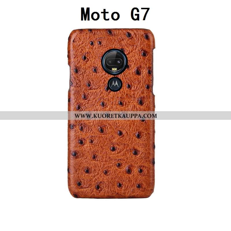 Kuori Moto G7, Kuoret Moto G7, Kotelo Moto G7 Kukkakuvio Suojaus Ylellisyys Takakansi Mustat