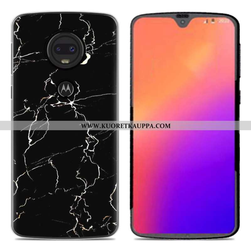 Kuori Moto G7, Kuoret Moto G7, Kotelo Moto G7 Luova Sarjakuva Uusi Pehmeä Neste Pinkki