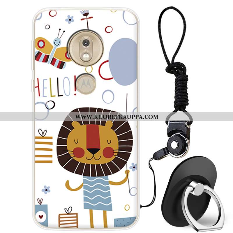 Kuori Moto G7 Play, Kuoret Moto G7 Play, Kotelo Moto G7 Play Ihana Silikoni Puhelimen Jauhe Pinkki