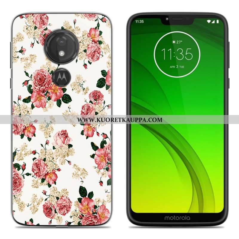 Kuori Moto G7 Play, Kuoret Moto G7 Play, Kotelo Moto G7 Play Sarjakuva Pehmeä Neste Murtumaton Maala