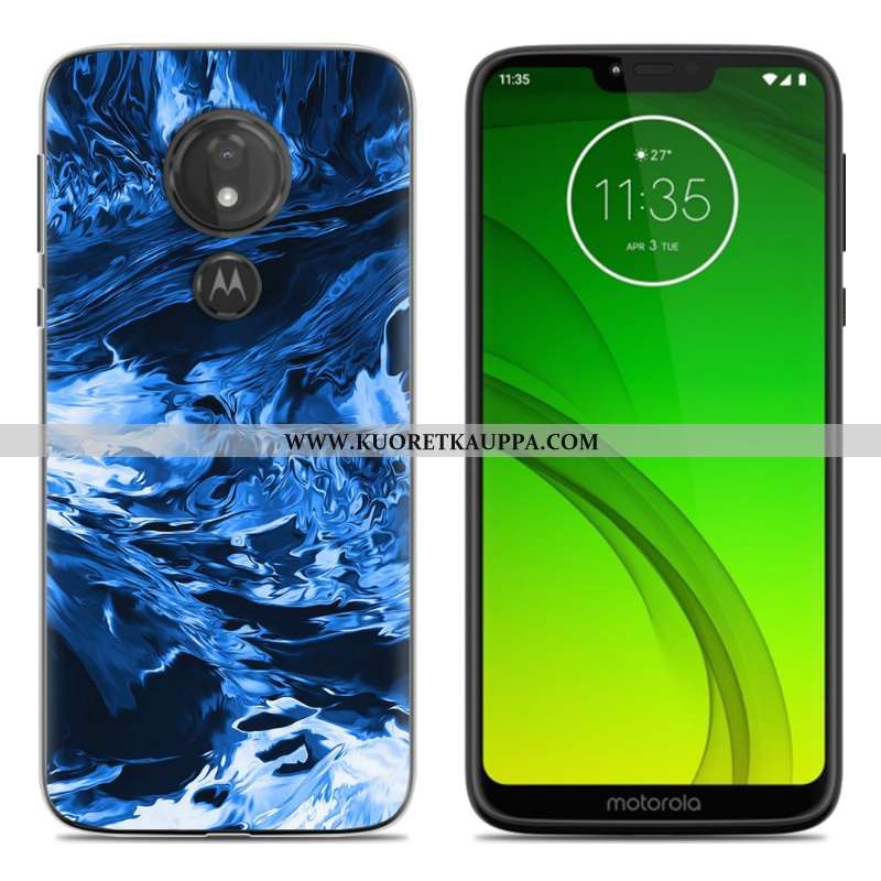 Kuori Moto G7 Play, Kuoret Moto G7 Play, Kotelo Moto G7 Play Sarjakuva Pehmeä Neste Murtumaton Maala